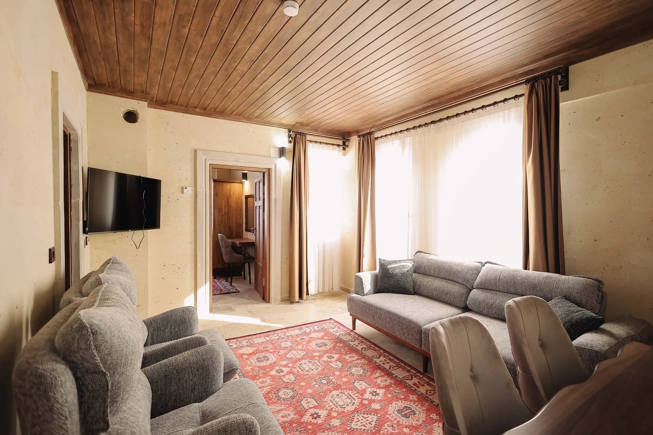 Castle Stone House | Quiet 1BR in Uçhisar